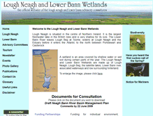 Tablet Screenshot of loughneagh.com